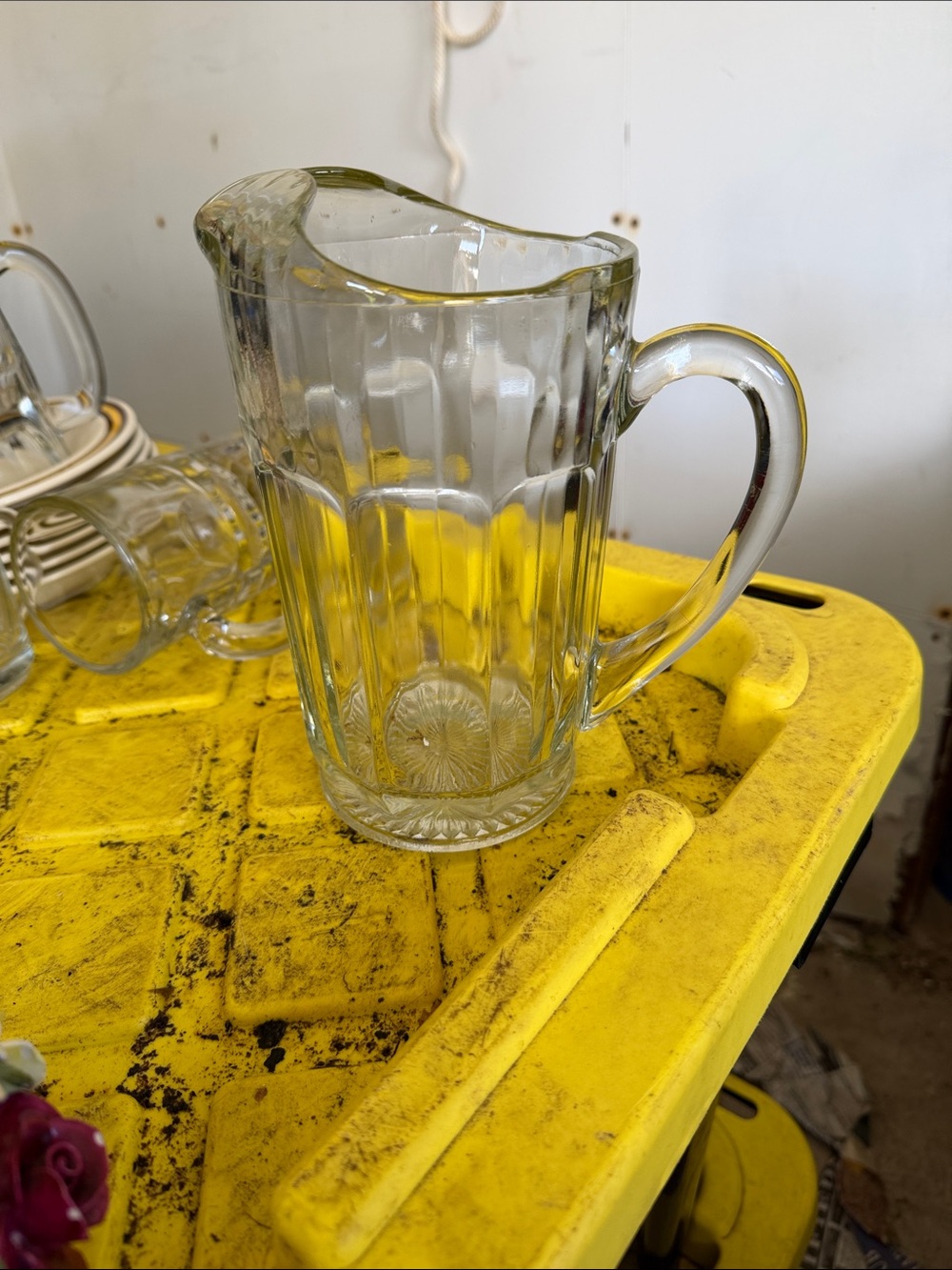 Vintage beer pitcher